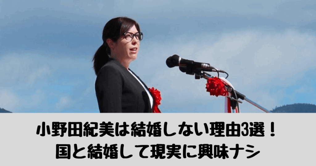 小野田紀美　結婚